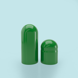 Cápsulas de gelatina con sabor a menta tamaño 0 verde/verde (caja de 100.000) - menta