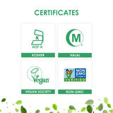 Cápsulas vegetarianas vacías tamaño 00E transparente de Capsuline - 500