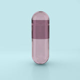 Capsuline Capsule Vegetariane Vuote Colorante Naturale Carota Rossa Misura 0 – Viola/Viola – Senza TiO2 (scatola da 100.000)