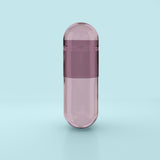 Capsuline Rote Karotte, natürlicher Farbstoff, leere vegetarische Kapseln, Größe 0 – Lila/Violett – TiO2 – frei (Box mit 100.000 Stück)