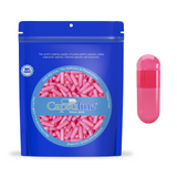Sin dióxido de titanio (TiO2) - Cápsulas de gelatina vacías coloreadas tamaño 0 - Rosa/Rosa - 5000 unidades - 5000