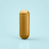 Colored Gelatin Capsules Size 0 Gold/Gold (Box of 100,000) - Gold
