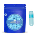 Capsuline Spiruline Colorant naturel Capsules végétariennes vides Taille 00 - Bleu/Bleu - Sans TiO2 - 50 000 unités - 50 000