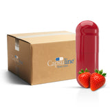 Cápsulas de Gelatina Sabor Fresa Tamaño 0 Rojo/Rojo (Caja de 100.000) - Fresa