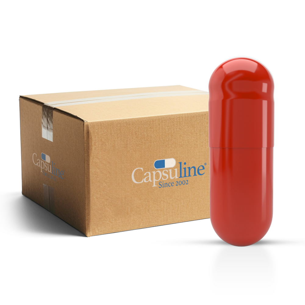 Capsule di gelatina colorata misura 3 arancione/arancione (scatola da 200.000) - Arancione