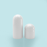 Colored Gelatin Capsules Size 00 White/White (Box of 75,000) - White