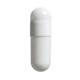 Colored Vegetarian Acid Resistant Enteric Empty Capsules Size 00 White/White (Box of 75,000) - White