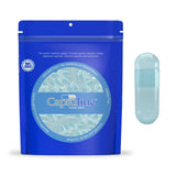Capsuline Spirulina Colorante Naturale Capsule Vegetariane Vuote Misura 0 - Blu/Blu - Senza TiO2 - Conteggio 1.000 - 1000