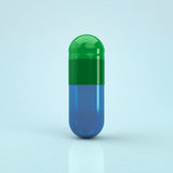 Capsule di gelatina colorata misura 3 verde/blu (scatola da 200.000) - Verde/blu