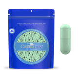 Capsule vegetariane vuote colorate misura 0 di Capsuline - Verde salvia - 1000 Conteggio - 1000