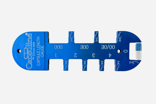 Go/no go gauge for capsules