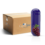 Cápsulas de gelatina con sabor a uva tamaño 0 morado/morado (caja de 100.000) - uva