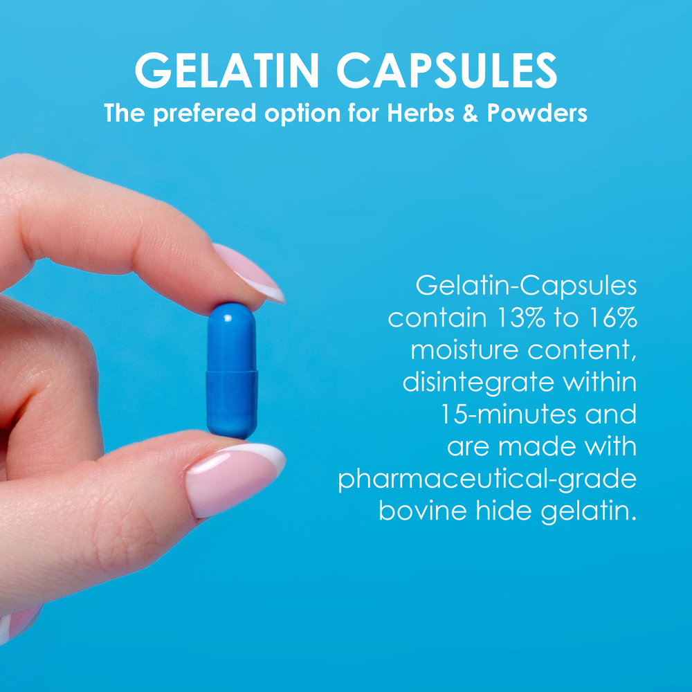 Colored Size 000 Empty Gelatin Capsules by Capsuline - Green 10000 Count - 10000