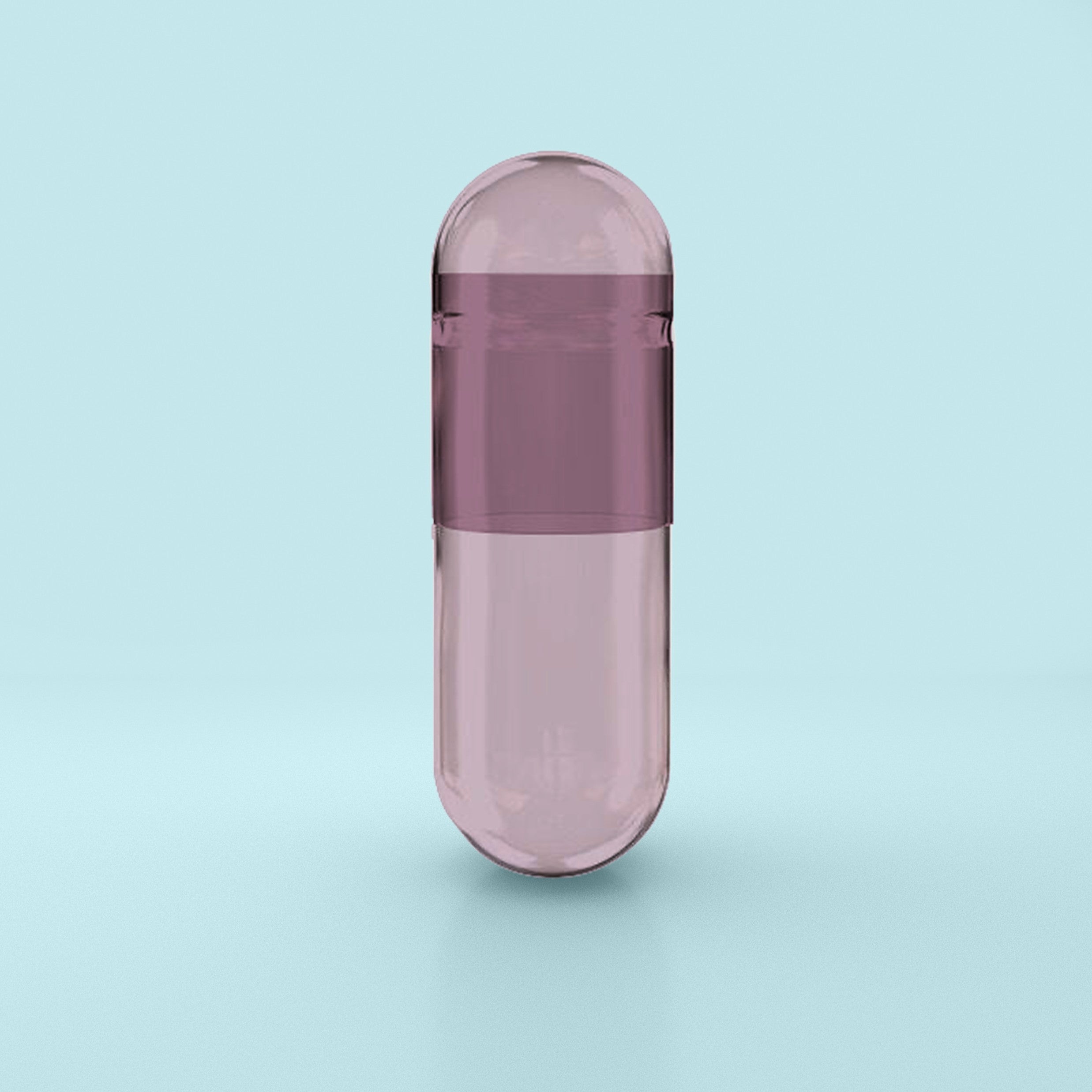 Capsuline Rote Karotte, natürlicher Farbstoff, leere vegetarische Kapseln, Größe 0 – Lila/Violett – TiO2 – frei (Box mit 100.000 Stück)