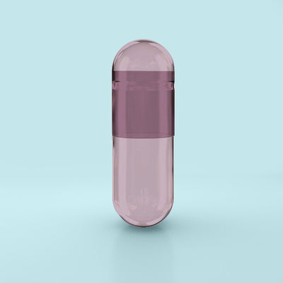 Capsuline Red Carrot Natural Colorant Empty Vegetarian Capsules Size 0 – Purple/Purple – TiO2 - Free (Box of 100,000)
