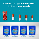 Capsuline PETcaps Capsules vides de gélatine aromatisée au poulet, taille 1 - 100 unités - 100