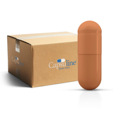 Capsule Vegetariane Vuote Colorate Misura 0 di Capsuline - Pesca - Scatola da 100.000 - Pesca