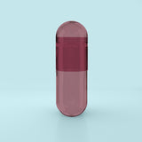 Capsuline Purple Carrot Natural Colorant Empty Vegetarian Capsules Size 1 – Purple/Purple – TiO2 - Free (Box of 125,000)