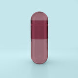 Capsuline Capsule Vegetariane Vuote Colorante Naturale Carota Viola Misura 00 – Viola/Viola – Senza TiO2 (scatola da 75.000)
