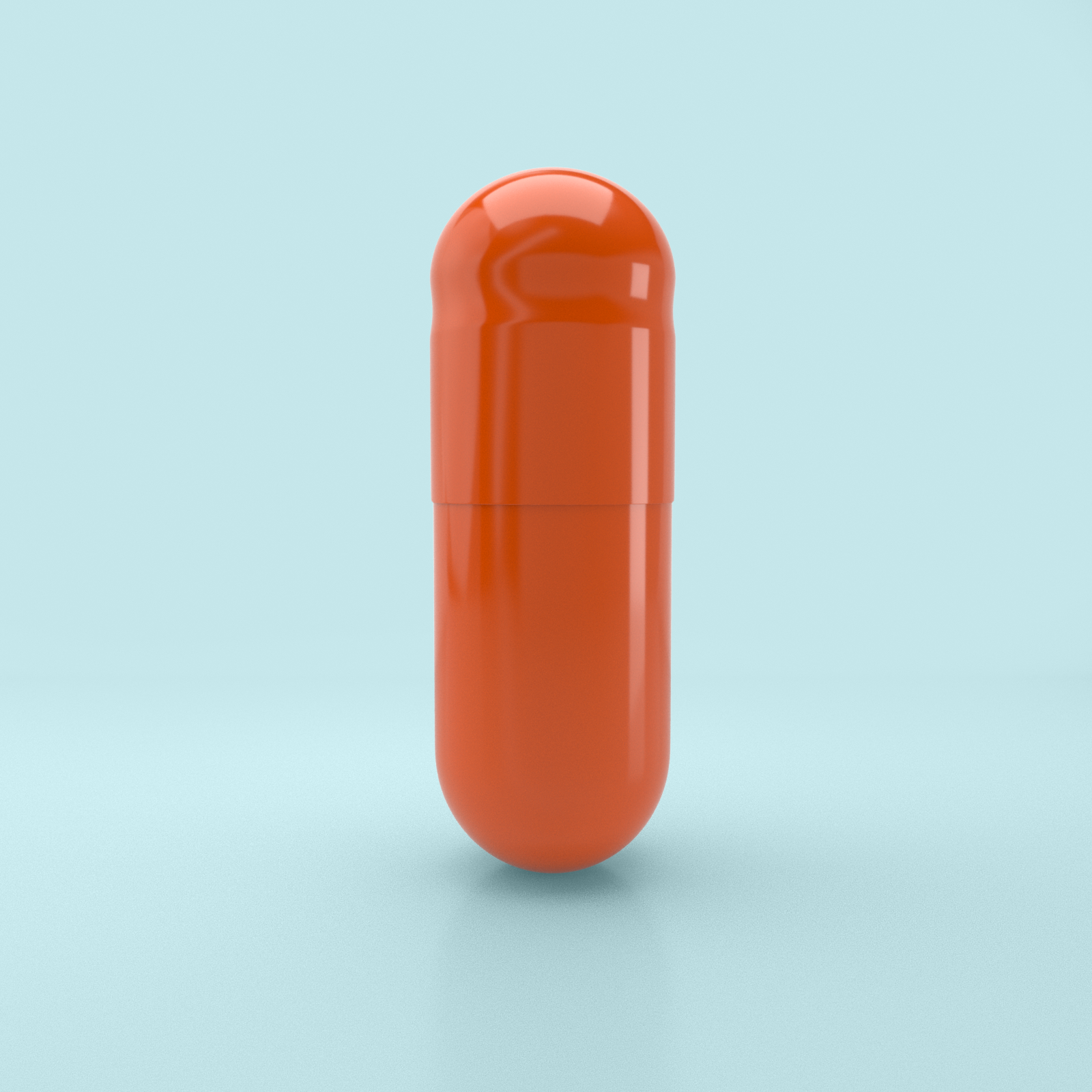 Orange Flavored Gelatin Capsules Size 00 Orange/Orange (Box of 75,000) - Orange