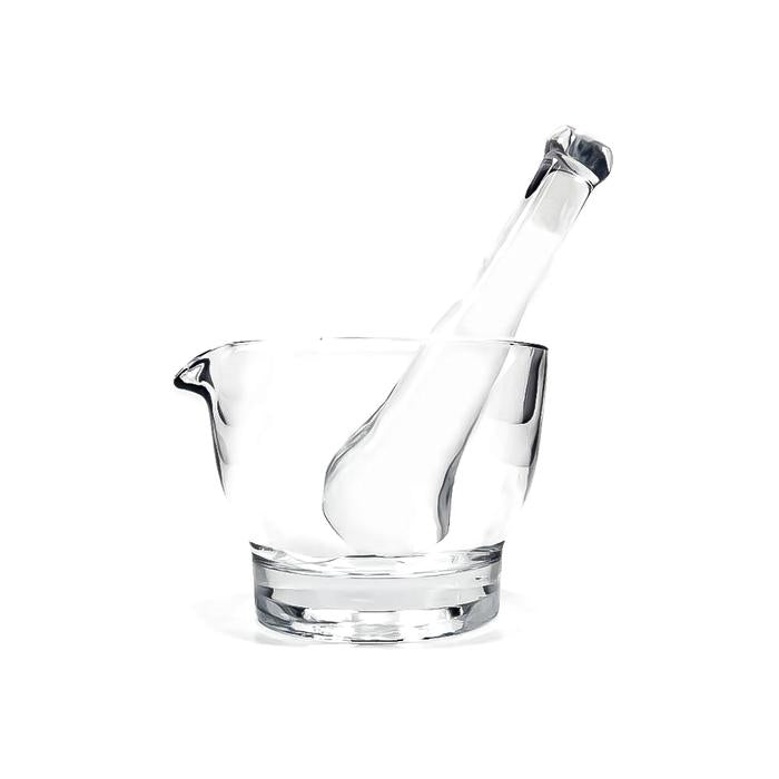 Ensemble mortier et pilon en verre de 4 oz par Capsuline