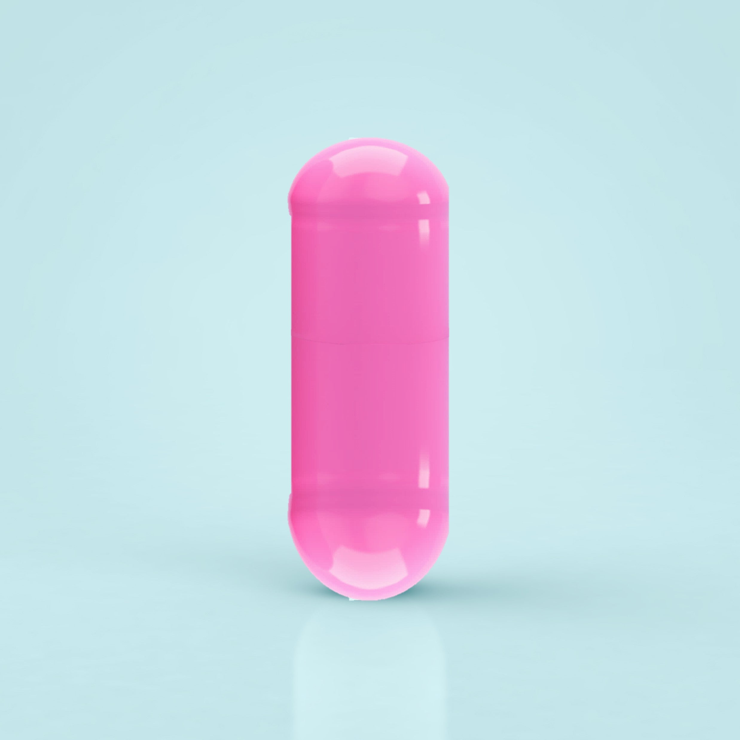 Colored Gelatin Capsules Size 00 Pearled Pink (Box of 75,000) - Pearled Pink