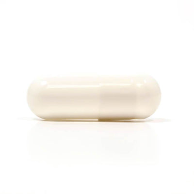 Colored Size 0 Empty Gelatin Capsules by Capsuline - White/White 1000 Count - 1000