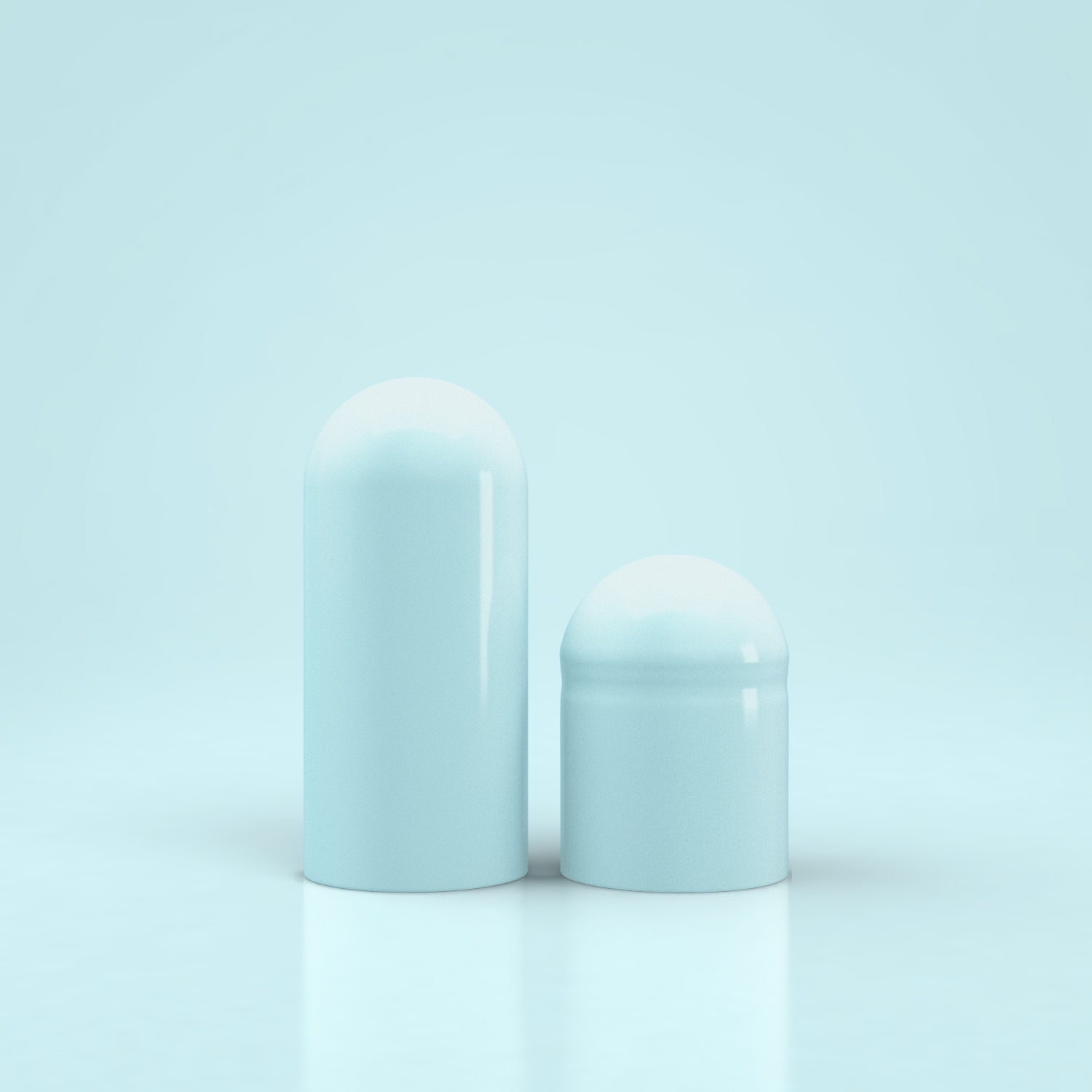 Capsule Vegetariane Vuote Colorate Misura 0 di Capsuline - Blu/Blu (scatola da 100.000) - Azzurro