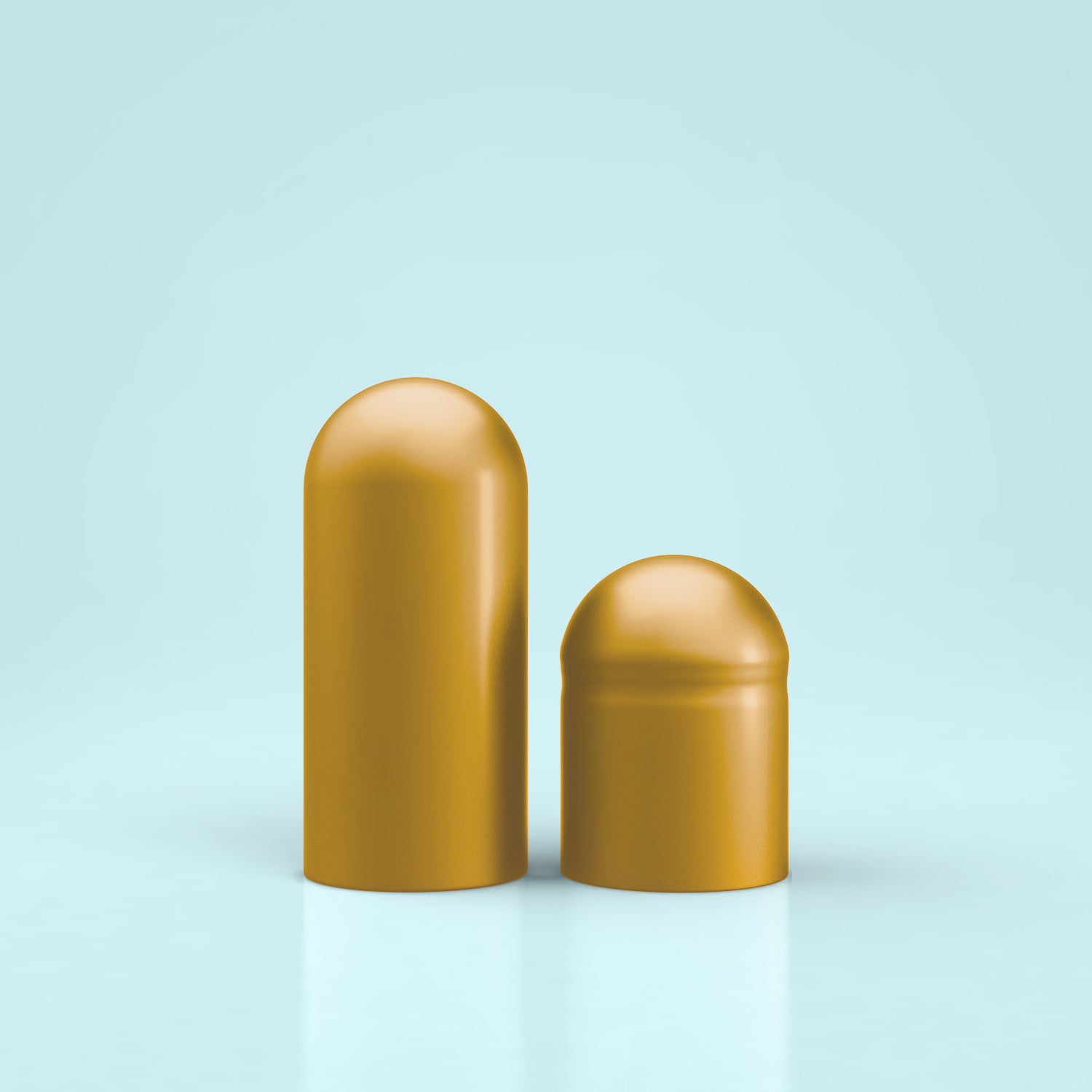 Colored Gelatin Capsules Size 00 Gold (Box of 75,000) - Gold