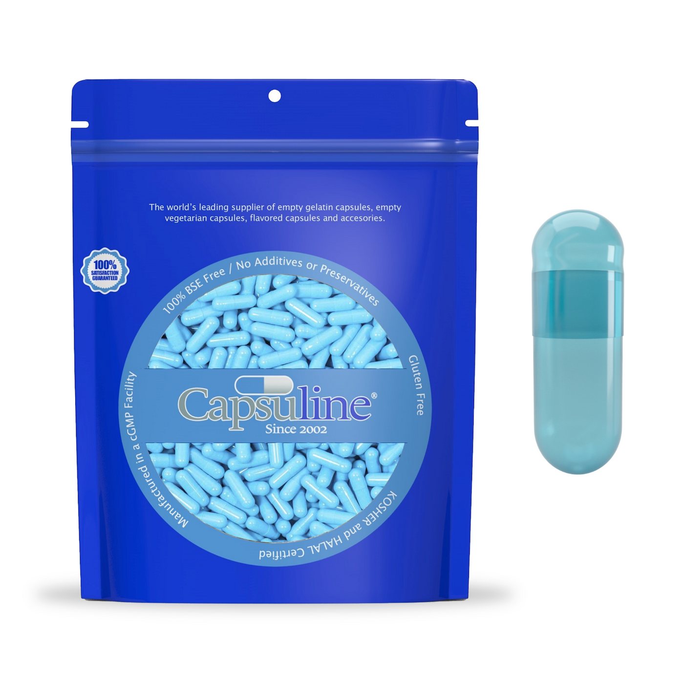 Diossido di titanio (TIO2) FREE - CAPSULE VEDIANA VEDIANI VUOI COLORE SPIRULINE 00 - BLU/BLU