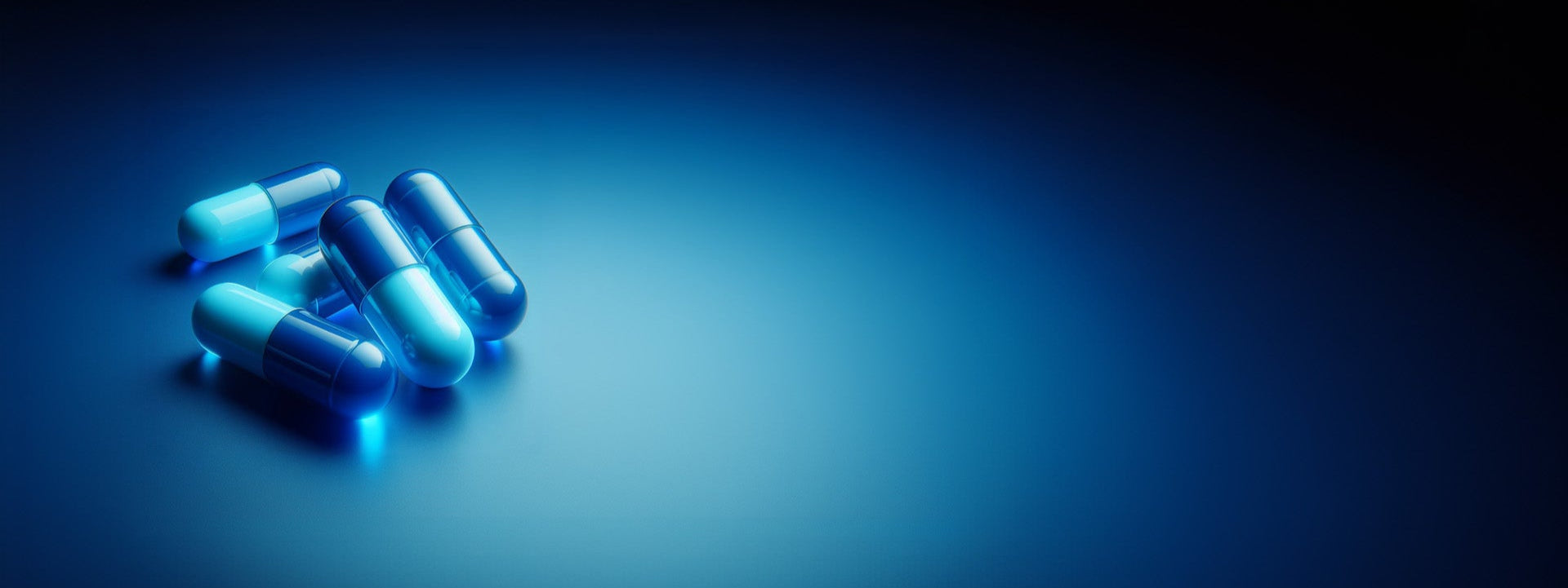 Banner Bulk capsules blue white