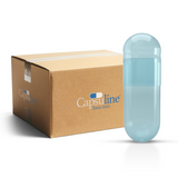 Capsuline Spiruline Colorant Naturel Capsules Végétariennes Vides Taille 0 - Bleu/Bleu - Sans TiO2 (Boîte de 100 000)