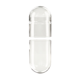 Clear Vegetarian Capsules Size 0 (Box of 100,000) - SEPARATED - Clear