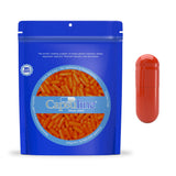 Cápsulas de gelatina vacías de color tamaño 0 de Capsuline - Naranja/Naranja 1000 unidades - 1000