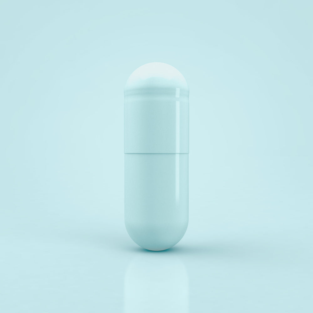 Capsule Vegetariane Vuote Colorate Misura 0 di Capsuline - Blu/Blu (scatola da 100.000) - Azzurro