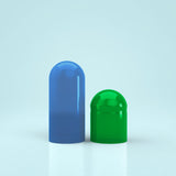 Colored Empty Gelatin Capsules Size 3 (Box of 200,000)