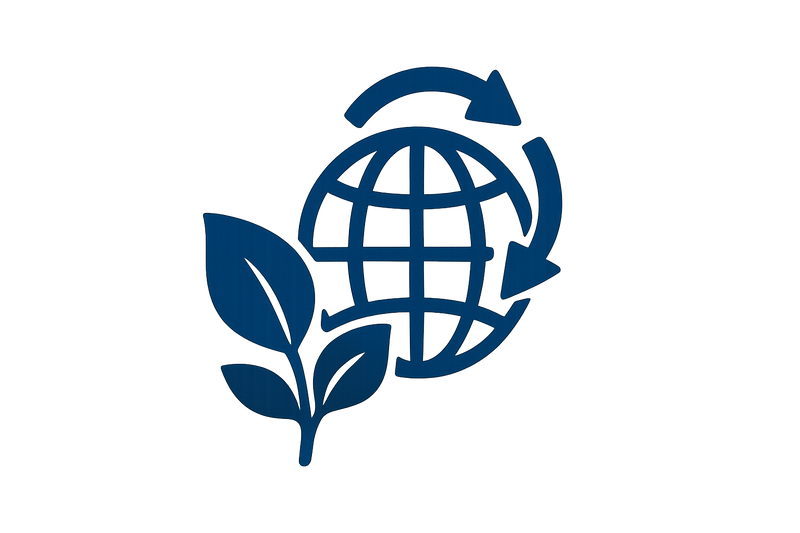 Sustainability icon color 094B7B